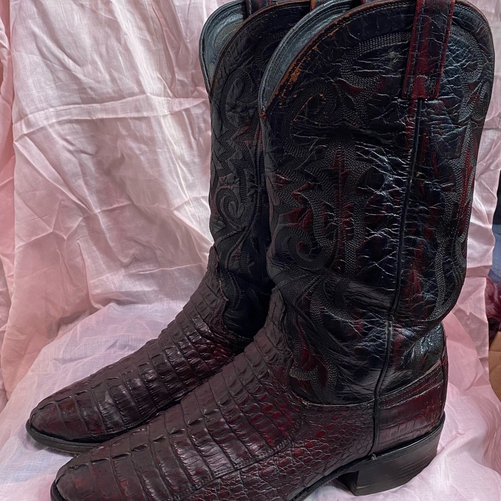 Dan Post Alligator Skin Western Boots